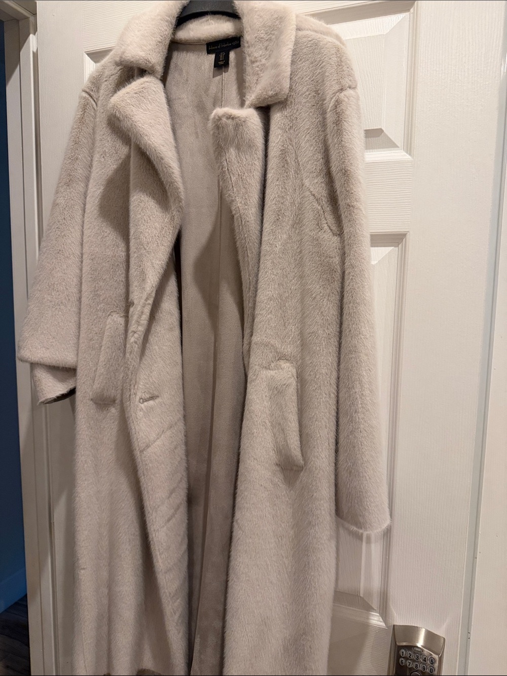 House of Harlow faux fur Long Coat